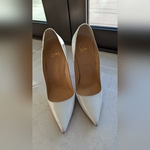 Christian louboutin size 39, white